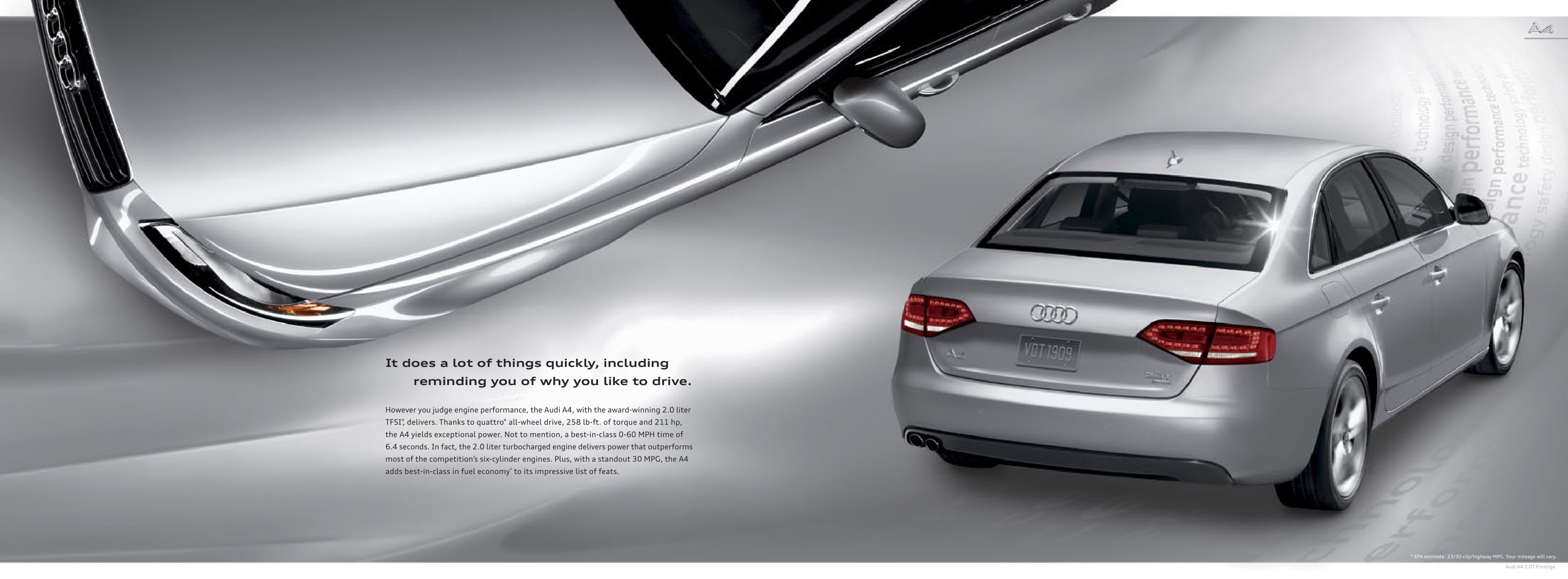 2010 Audi A4 Brochure Page 11